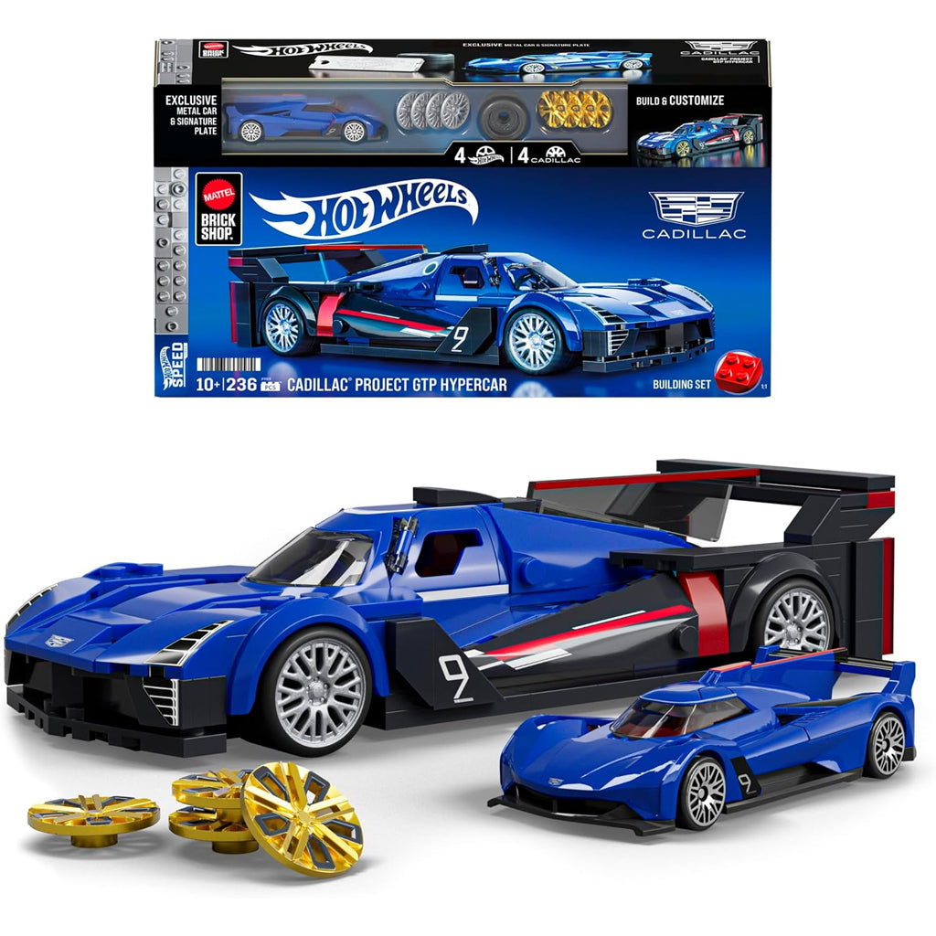 Hot Wheels Brick Shop - Cadillac Project GTP Hypercar Blue (JFR89)