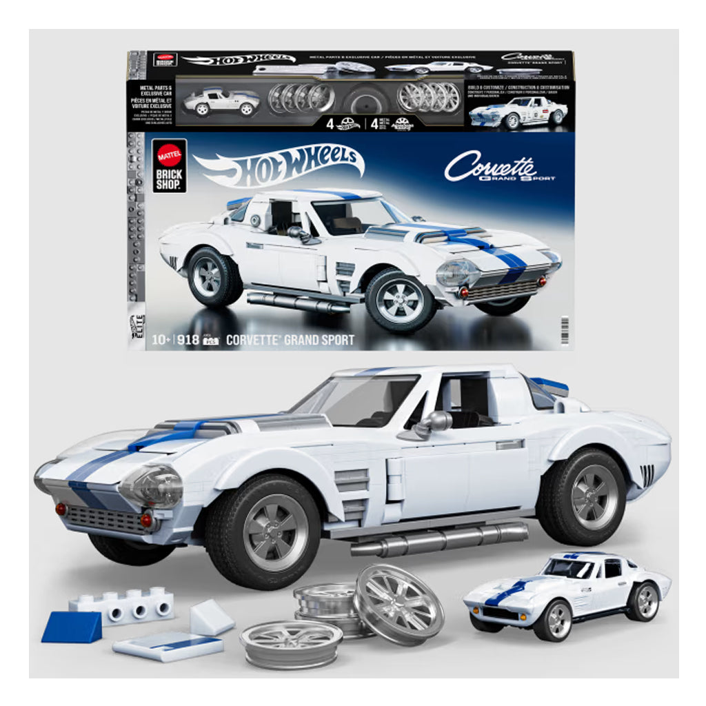 Hot Wheels Elite Series Brick Shop - Corvette Grand Sport (Box Damaged)