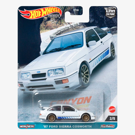 Hot Wheels - Canyon Warriors - 2/5 - '87 Ford Sierra Cosworth White