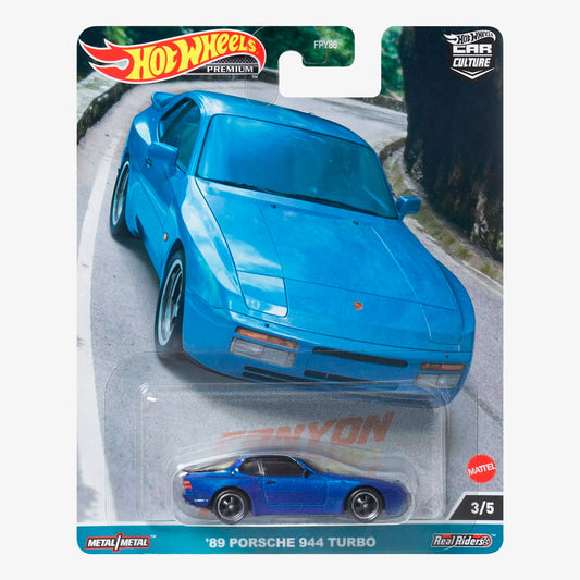 Hot Wheels - Canyon Warriors - 3/5 - '89 Porsche 944 Turbo Blue