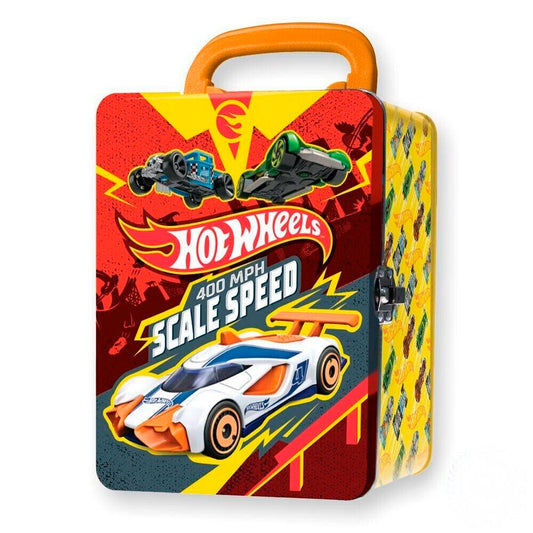 Hot Wheels Car Metal Carry Case (400 MPH Scale Speed)