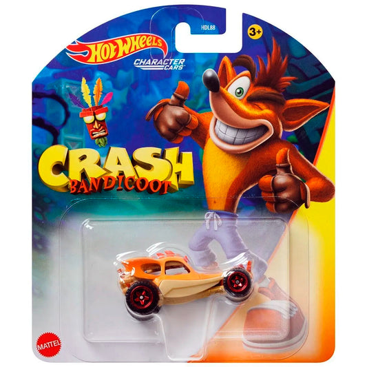 Hot Wheels Character Cars - Crash Bandicoot