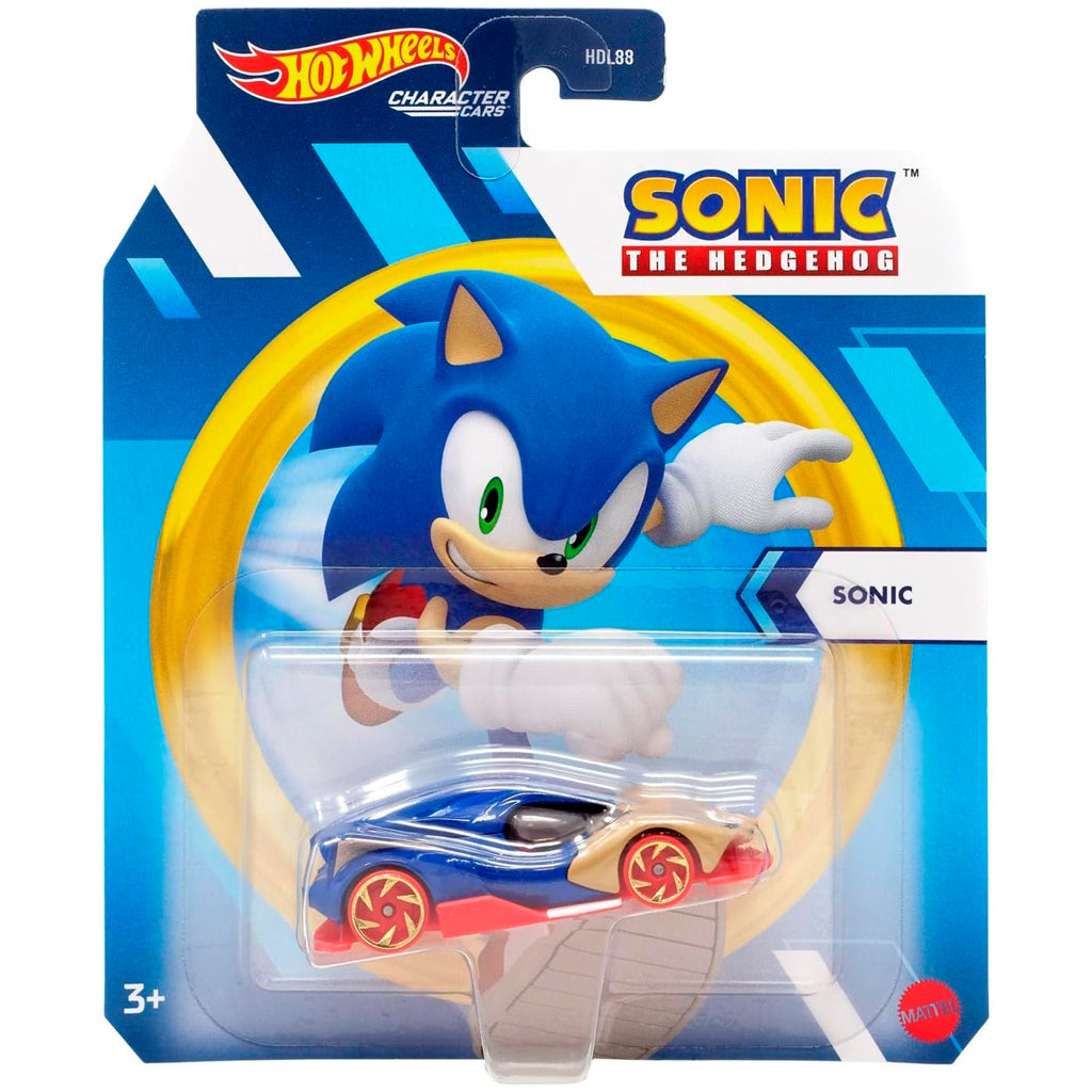 Hot Wheels Character Cars - Sonic The Hedgehog - Sonic