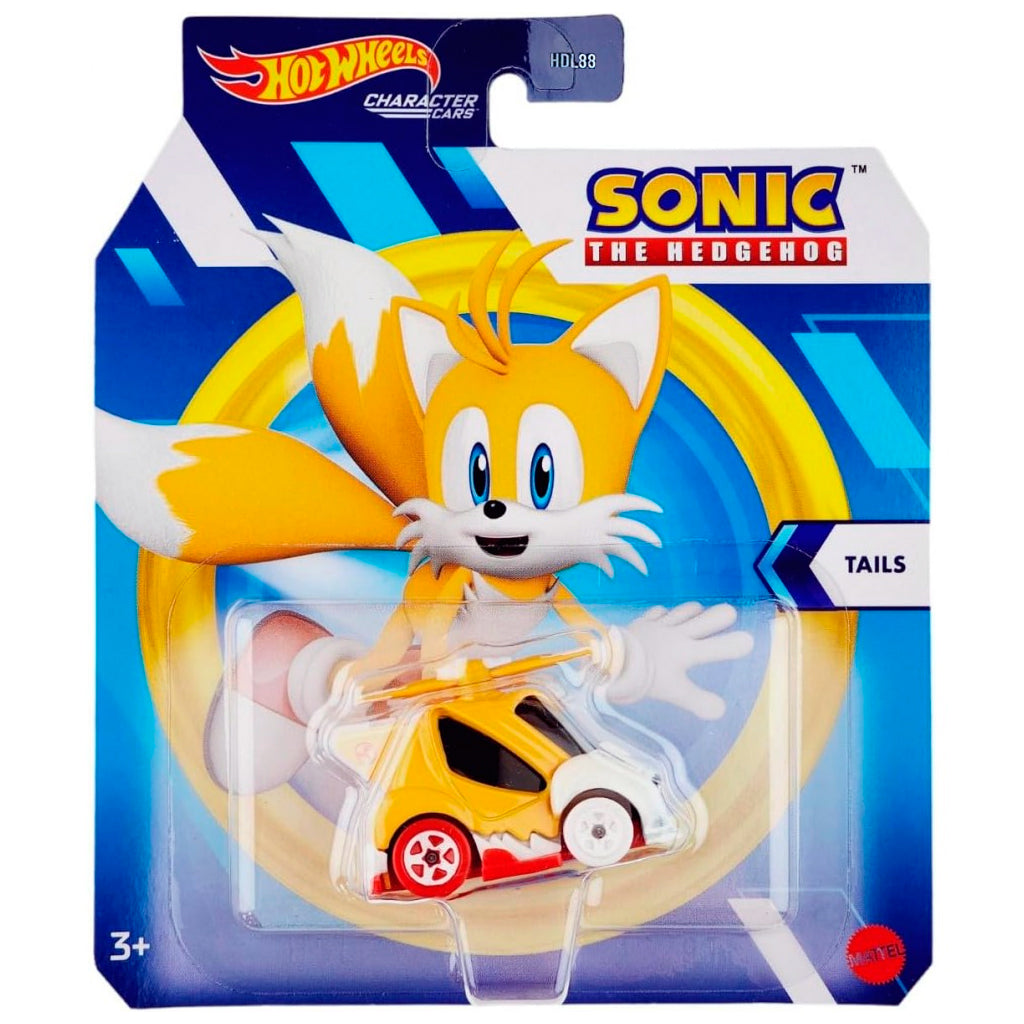 Hot Wheels Character Cars - Sonic The Hedgehog - Tails – AGR Models