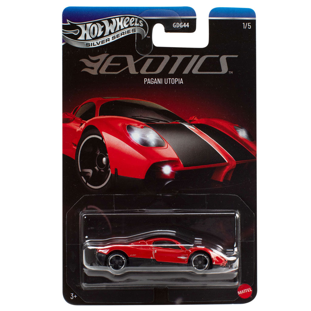 Hot Wheels Exotics 2026 Silver Series - 1/5 - Pagani Utopia Red