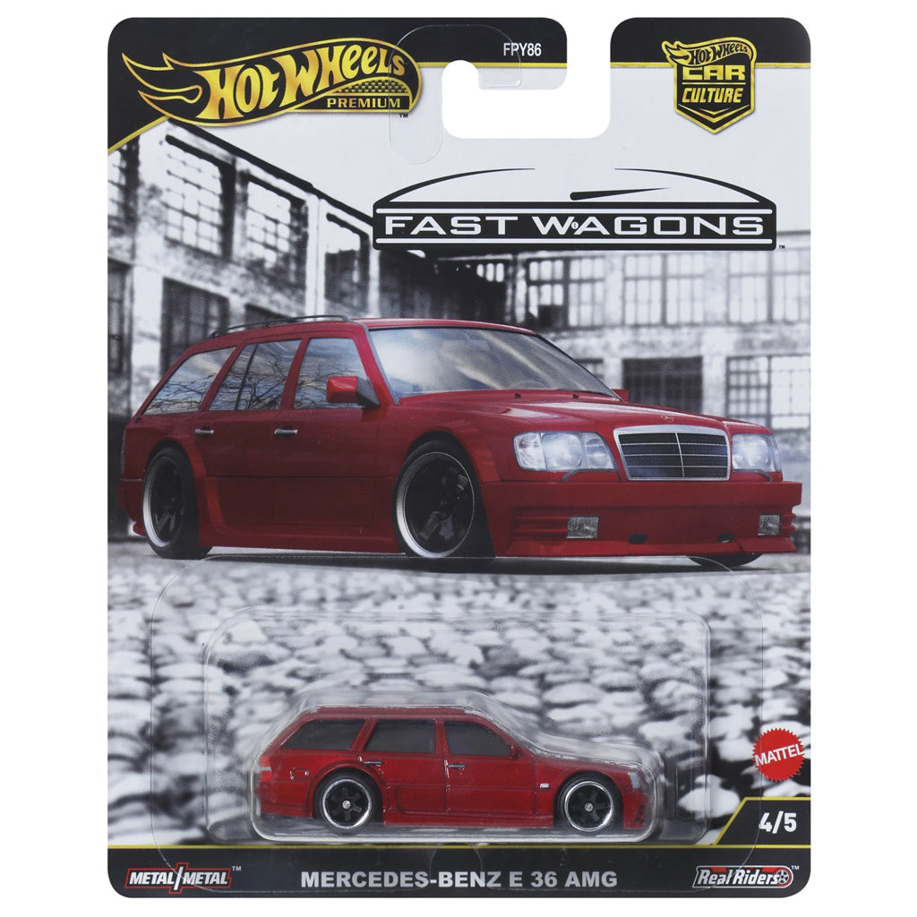Hot Wheels Car Culture: Fast Wagons 2025 - 4/5 - Mercedes-Benz E36 AMG