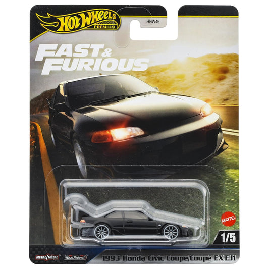 Hot Wheels Fast & Furious 2025 - 1/5 - 1993 Honda Civic Coupe EX EJ1