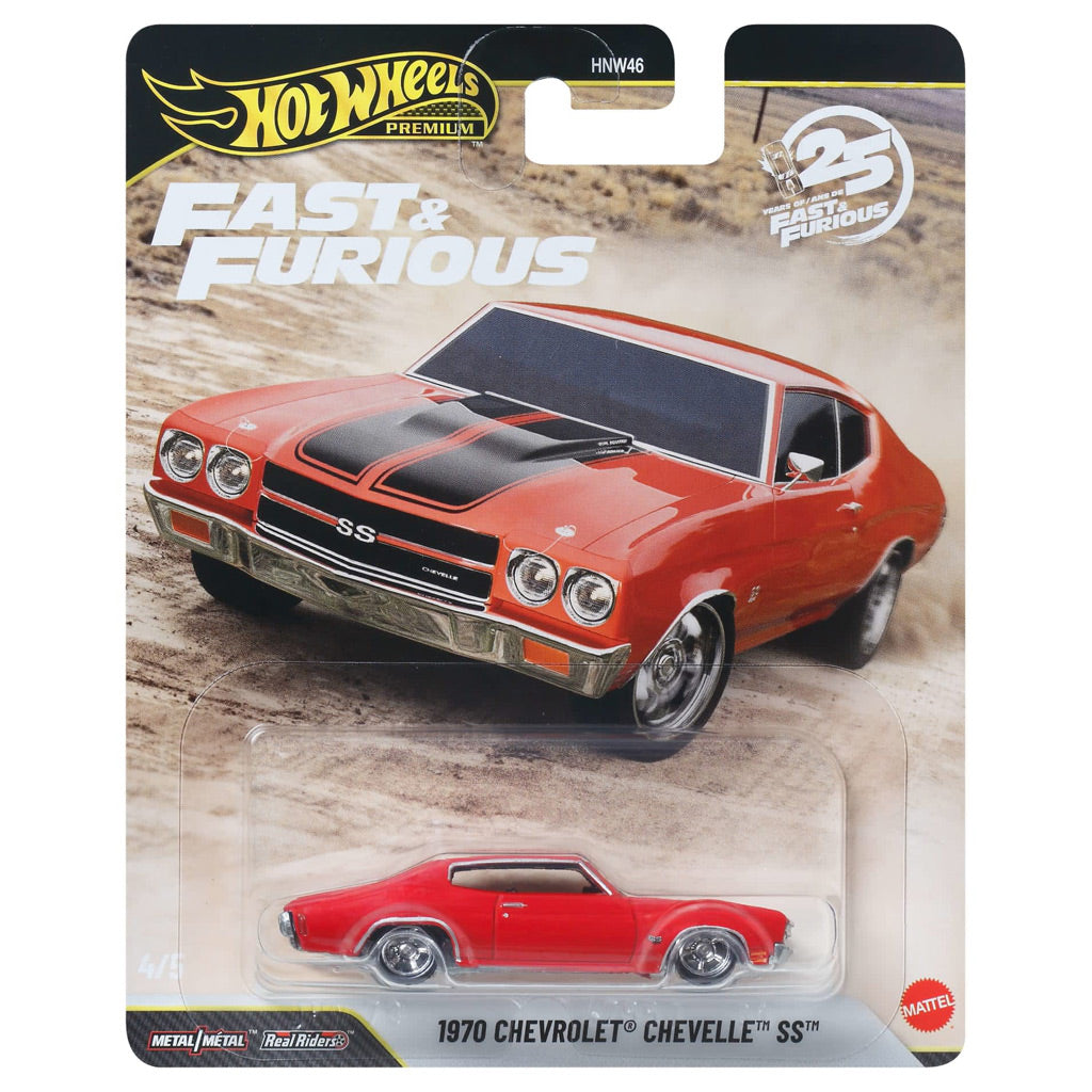 Hot Wheels Fast & Furious 2026 - 4/5 - 1970 Chevrolet Chevelle SS Red