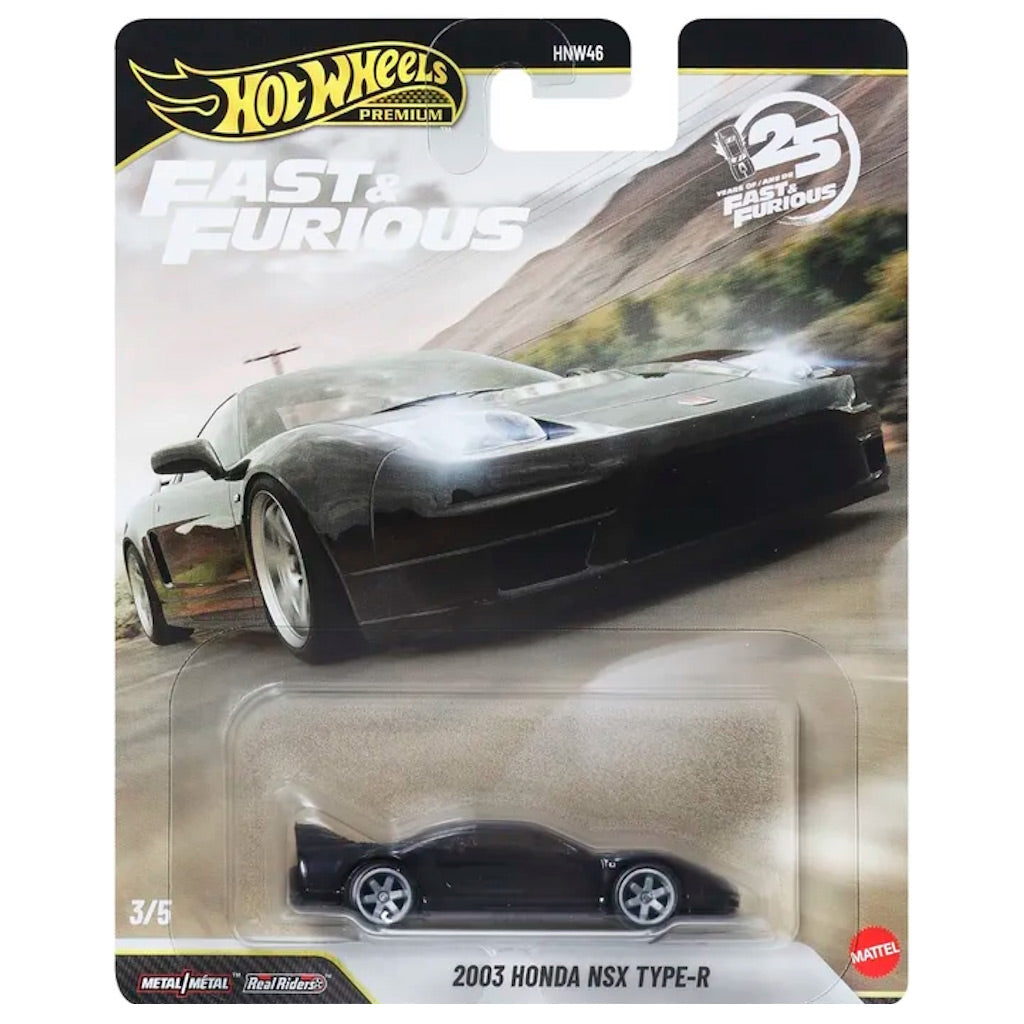Hot Wheels Fast & Furious 2026 - 3/5 - 2003 Honda NSX Type-R Black