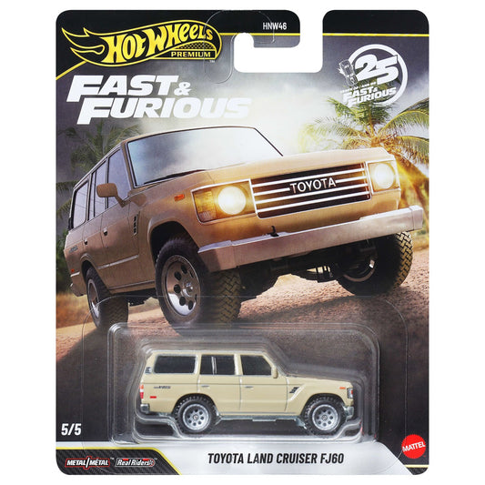 Hot Wheels Fast & Furious 2026 - 5/5 - Toyota Land Cruiser FJ60 Tan