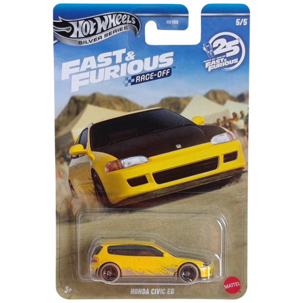 Hot Wheels Fast & Furious - Race Off - 5/5 - Honda Civic EG