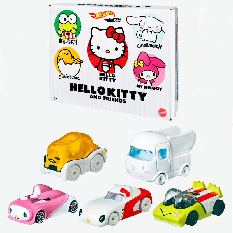 Hot Wheels Hello Kitty And Friends Character Cars 5 Pack (HGP04)