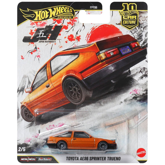 Hot Wheels Japan Historics 5 - 2/5 - Toyota AE86 Sprinter Trueno