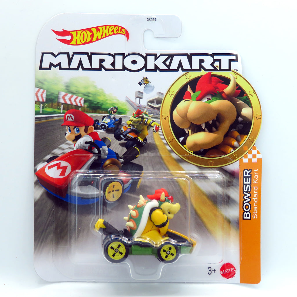 Hot Wheels Mario Kart - Bowser With Standard Kart