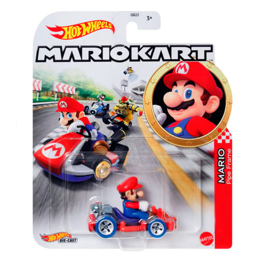 Hot Wheels Mario Kart - Mario (Pipe Frame)
