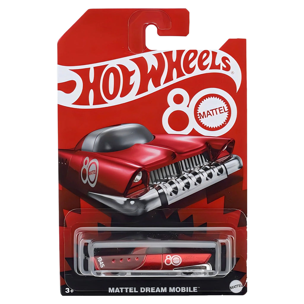 Hot Wheels - Mattel Dream Mobile Red (Mattel 80th Anniversary Series)