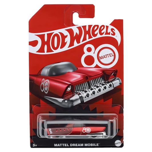 Hot Wheels - Mattel Dream Mobile Red (Mattel 80th Anniversary Series)