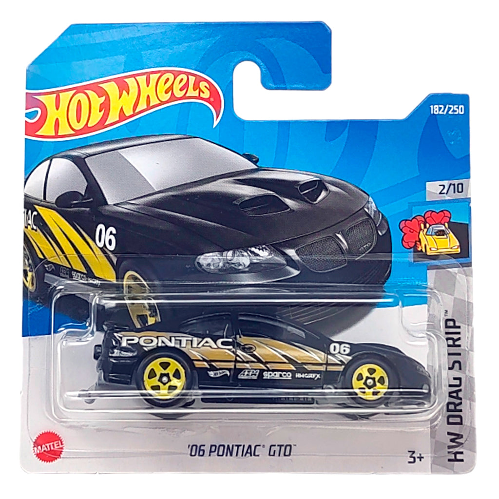 Hot Wheels - '06 Pontiac GTO Black (SC) HCX70 (HW Drag Strip)