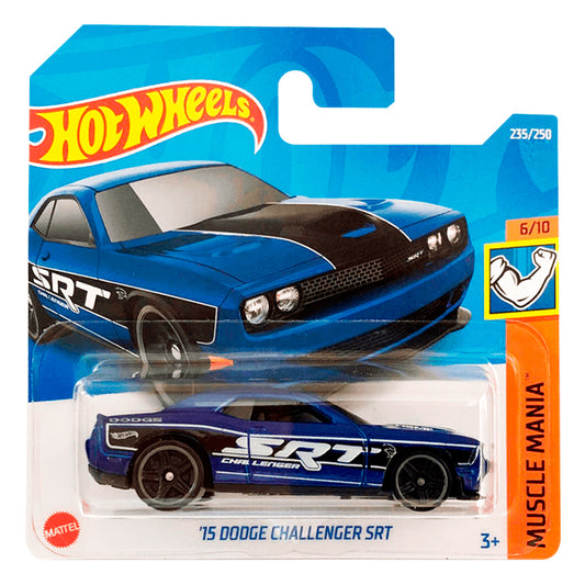 Hot Wheels - '15 Dodge Challenger SRT Blue (SC) (2022 Muscle Mania)