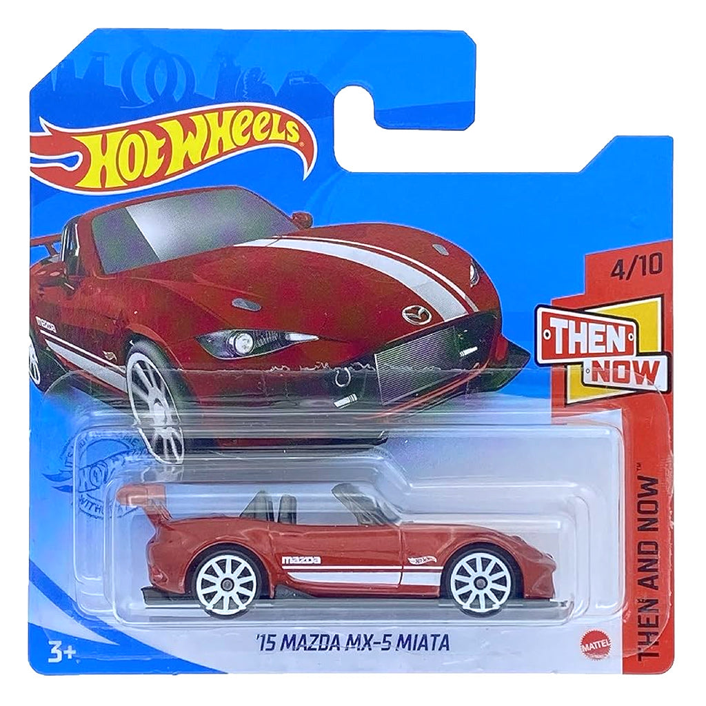 Hot Wheels - '15 Mazda MX-5 Miata Red (SC) Then And Now