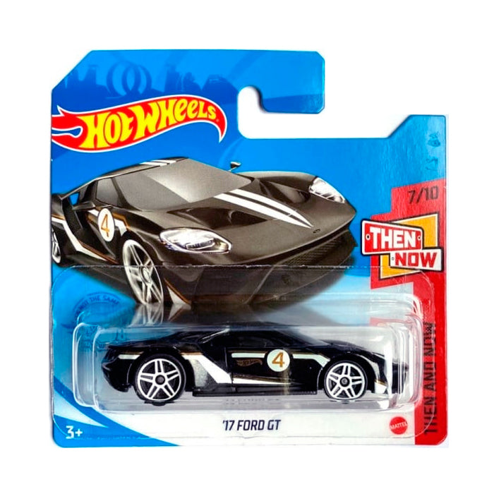 Hot Wheels - '17 Ford GT Black / White (SC) (GTC78) Tatty Card