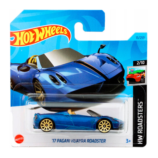 Hot Wheels - '17 Pagani Huayra Roadster Blue (SC) HKK08-N521