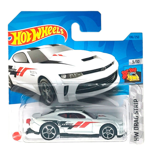 Hot Wheels - '18 Copo Camaro SS White (SC) HKH28 (2023 HW Drag Strip)