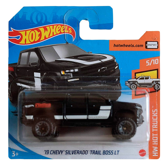 Hot Wheels - '19 Chevy Silverado Trail Boss LT Black (SC) (Hot Trucks)