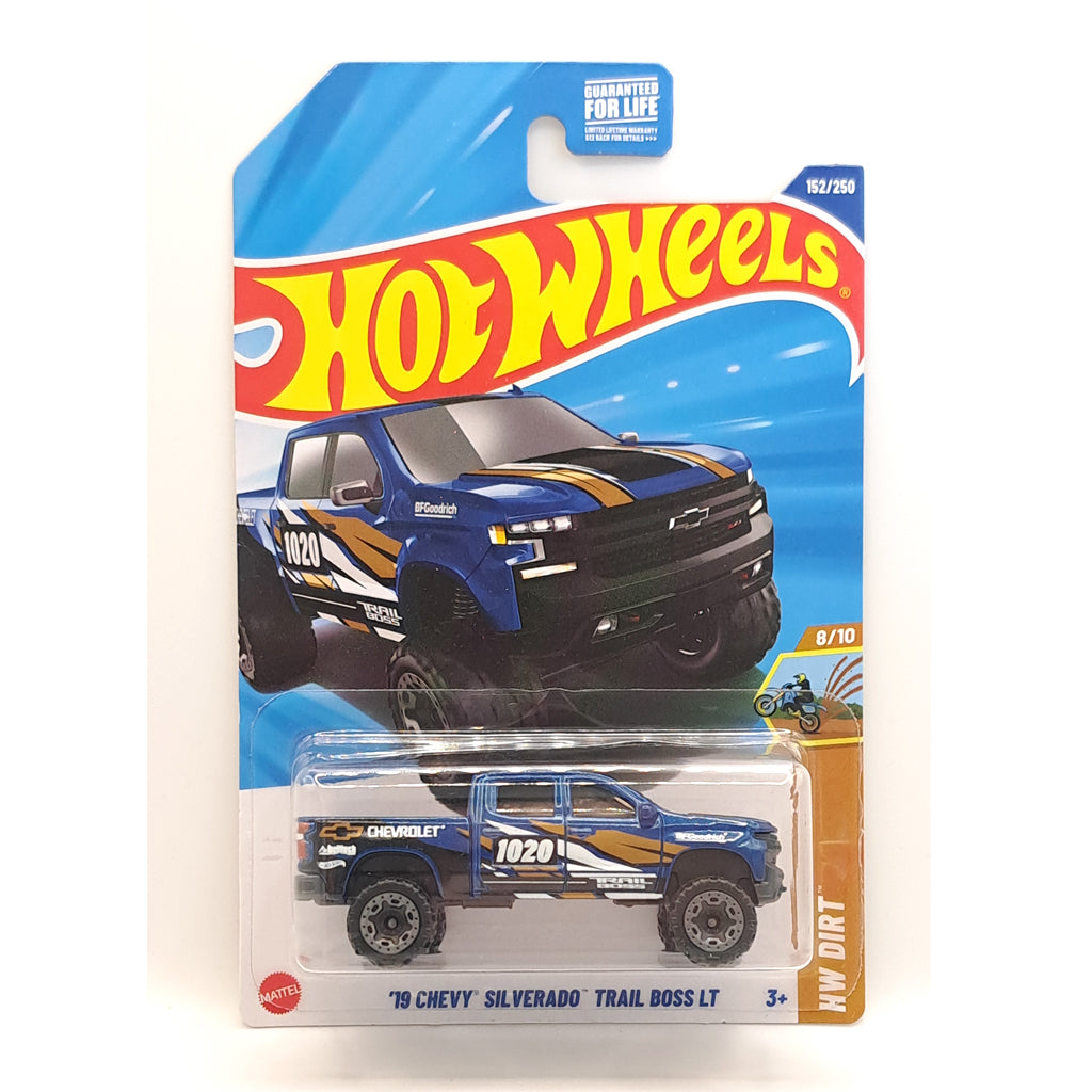 Hot Wheels - '19 Chevy Silverado Trail Boss LT Blue (US LC) HW Dirt