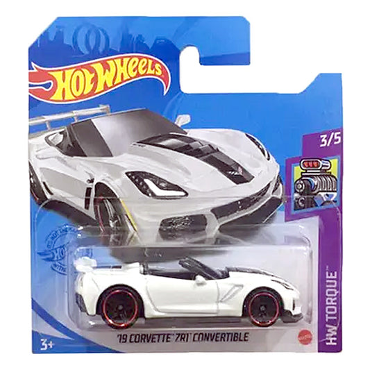 Hot Wheels - '19 Corvette ZR1 Convertible White (SC) GRY03 (HW Torque)