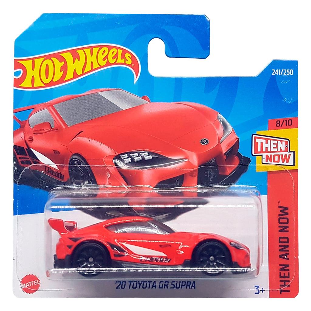 Hot Wheels 20 Toyota Gr Supra Red Sc Hct62 Then And Now Agr Models