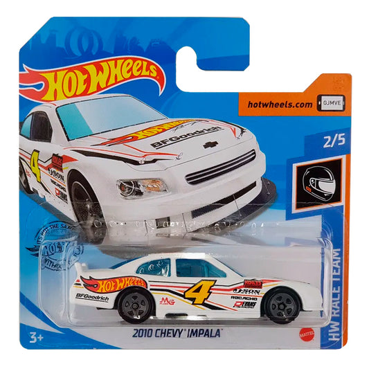 Hot Wheels - 2010 Chevy Impala White (SC) GHF86 (HW Race Team)