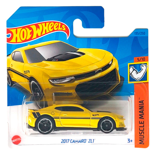 Hot Wheels - 2017 Camaro ZL1 Yellow (SC) HKJ52 (2023 Muscle Mania)