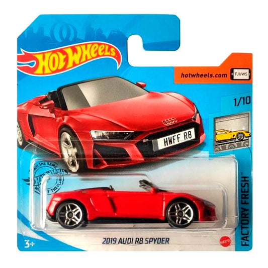 Hot Wheels - 2019 Audi R8 Spyder Red (SC) GHF93 (2020 Factory Fresh)