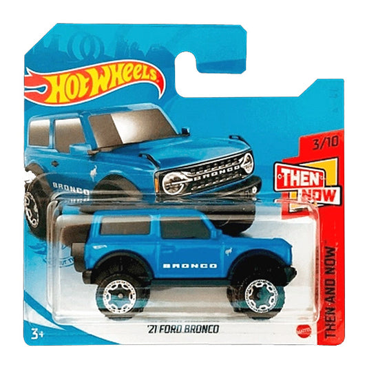 Hot Wheels - '21 Ford Bronco Blue (SC) Then And Now