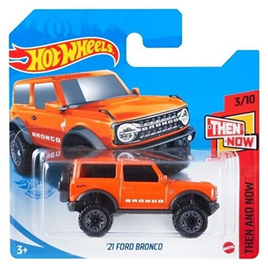 Hot Wheels - '21 Ford Bronco Orange (SC) Then And Now