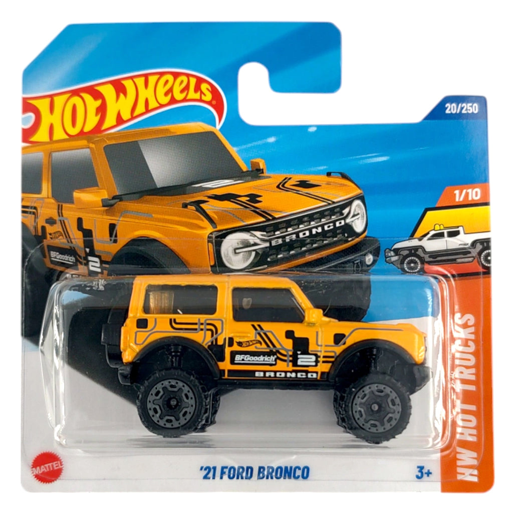 Hot Wheels - '21 Ford Bronco Yellow (SC) HW Hot Trucks