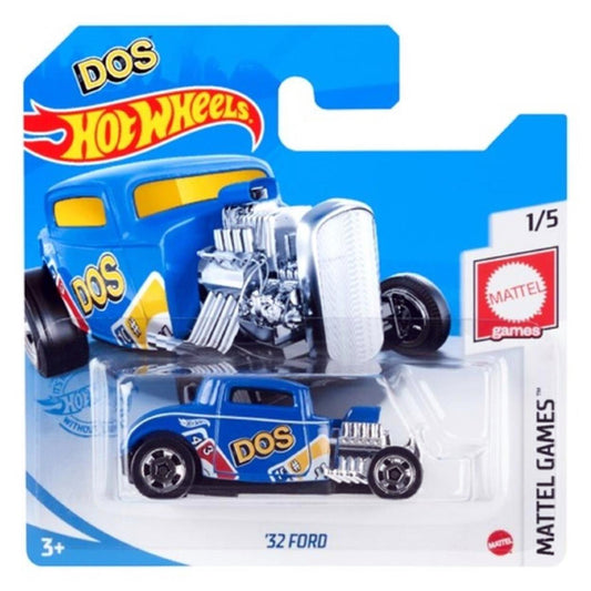 Hot Wheels - '32 Ford Blue Dos (SC) GTB50-M521 (2021 Mattel Games)