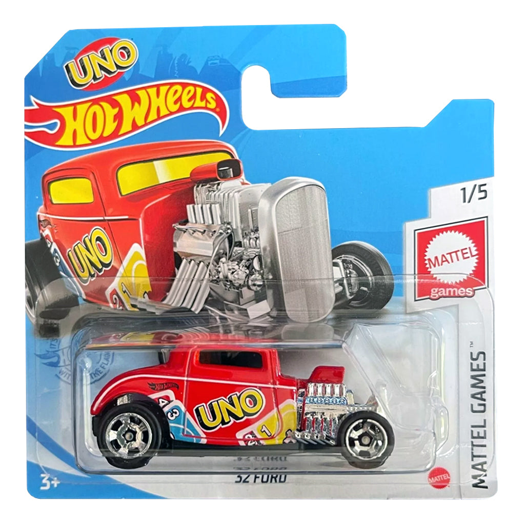 Hot Wheels - '32 Ford Red Uno (SC) GRY68-M522 (2021 Mattel Games)