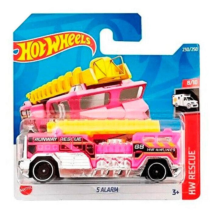 Hot Wheels - 5 Alarm Pink (SC) HCW27-M521 (2022 HW Rescue)