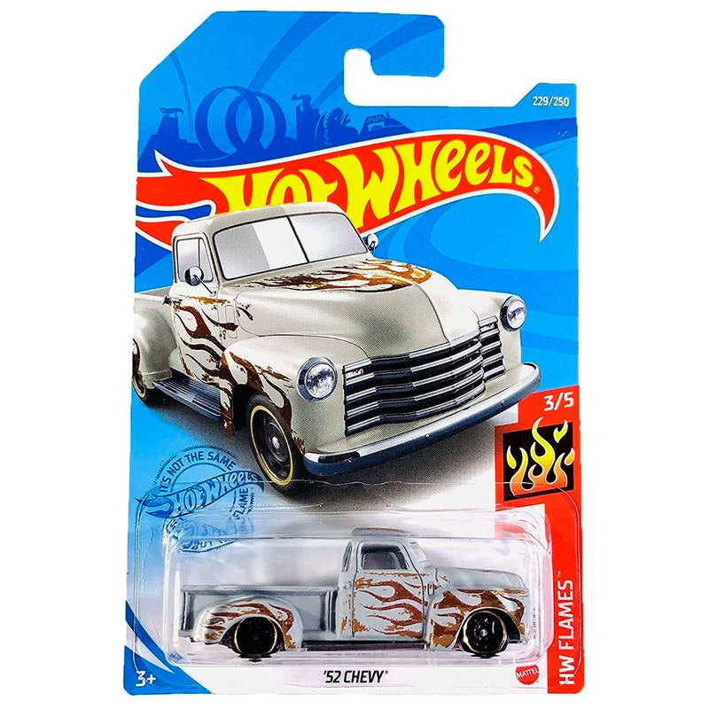 Hot Wheels - '52 Chevy Grey (LC) (HW Flames) GTB19-M7C5