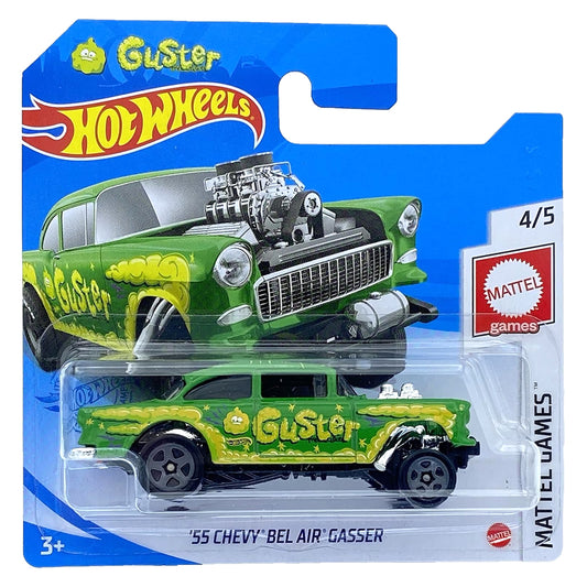 Hot Wheels - '55 Chevy Bel Air Gasser Green Guster (SC) 