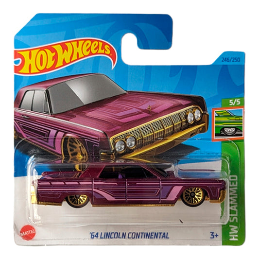 Hot Wheels - '64 Lincoln Continental Magenta (SC) HKJ09 (HW Slammed)