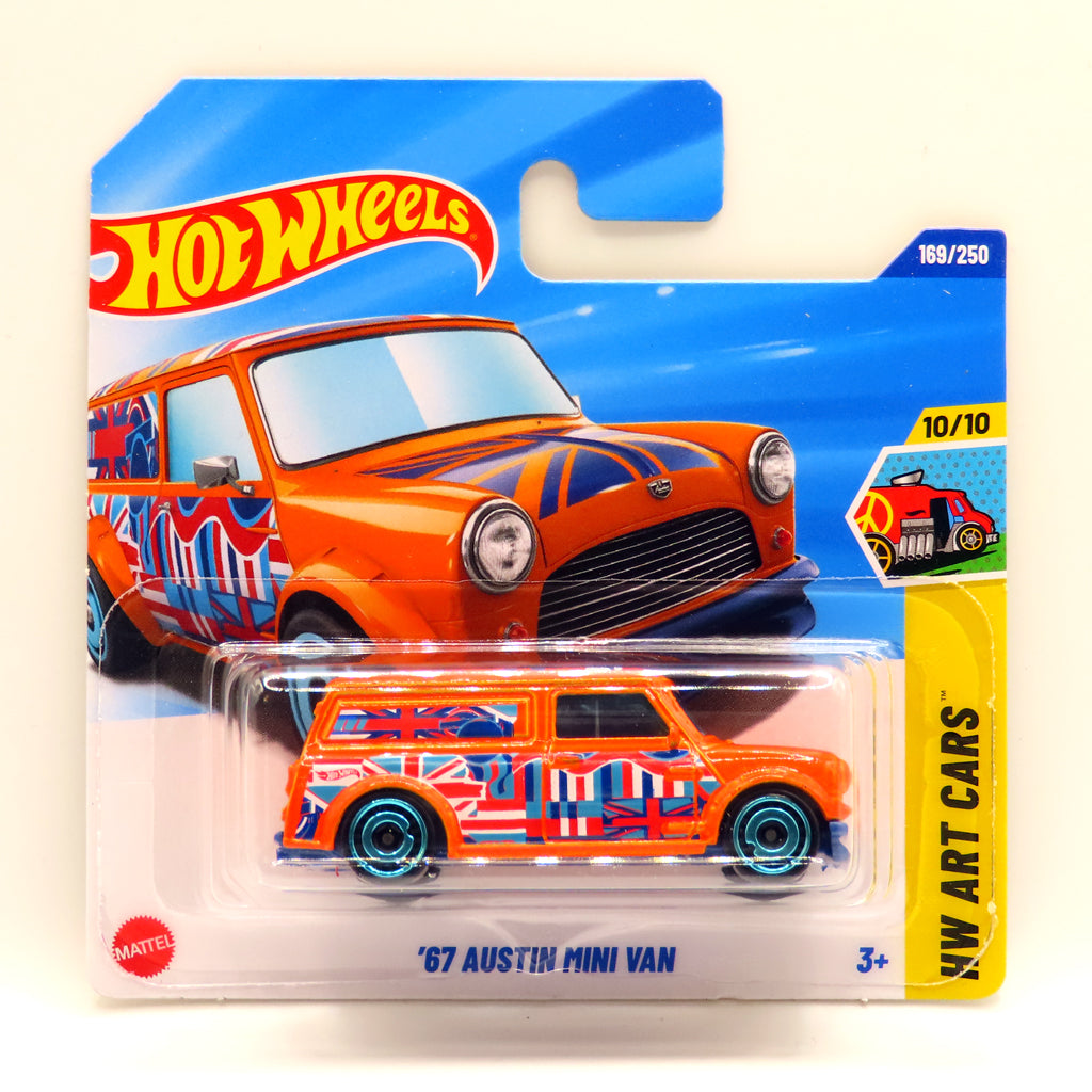 Hot Wheels - '67 Austin Mini Van (SC) 2025 HW Art Cars (Card Creased)