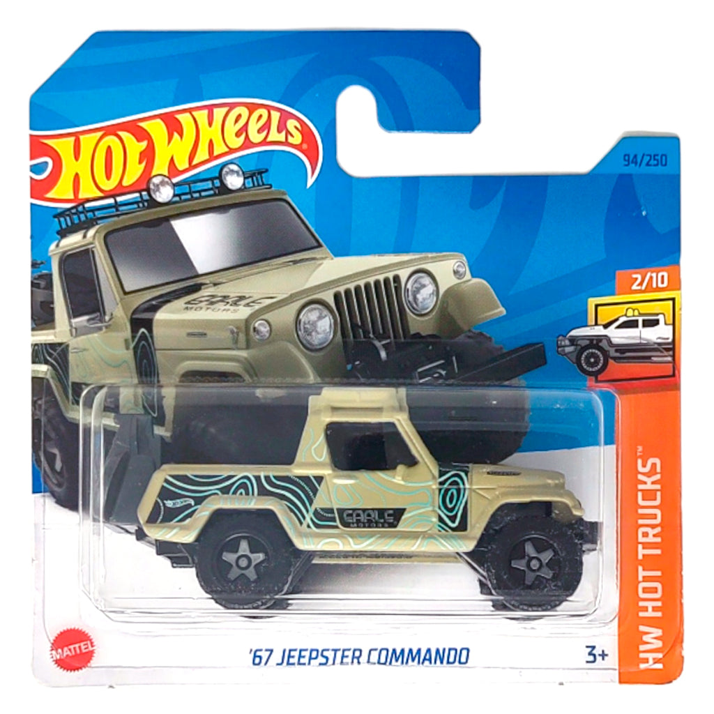 Hot Wheels - '67 Jeepster Commando Tan (SC) HKJ02 (HW Hot Trucks)