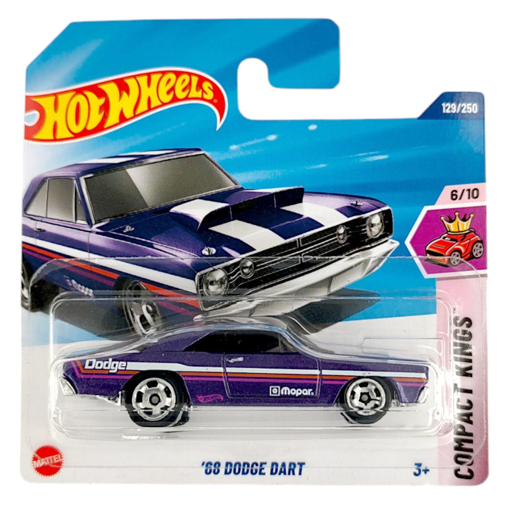 Hot Wheels - '68 Dodge Dart Purple (SC) 2025 Compact Kings (HYY70)