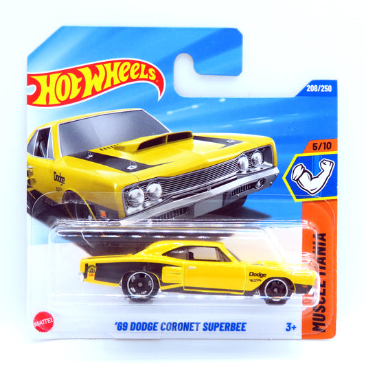 Hot Wheels - '69 Dodge Coronet Superbee Yellow (SC)