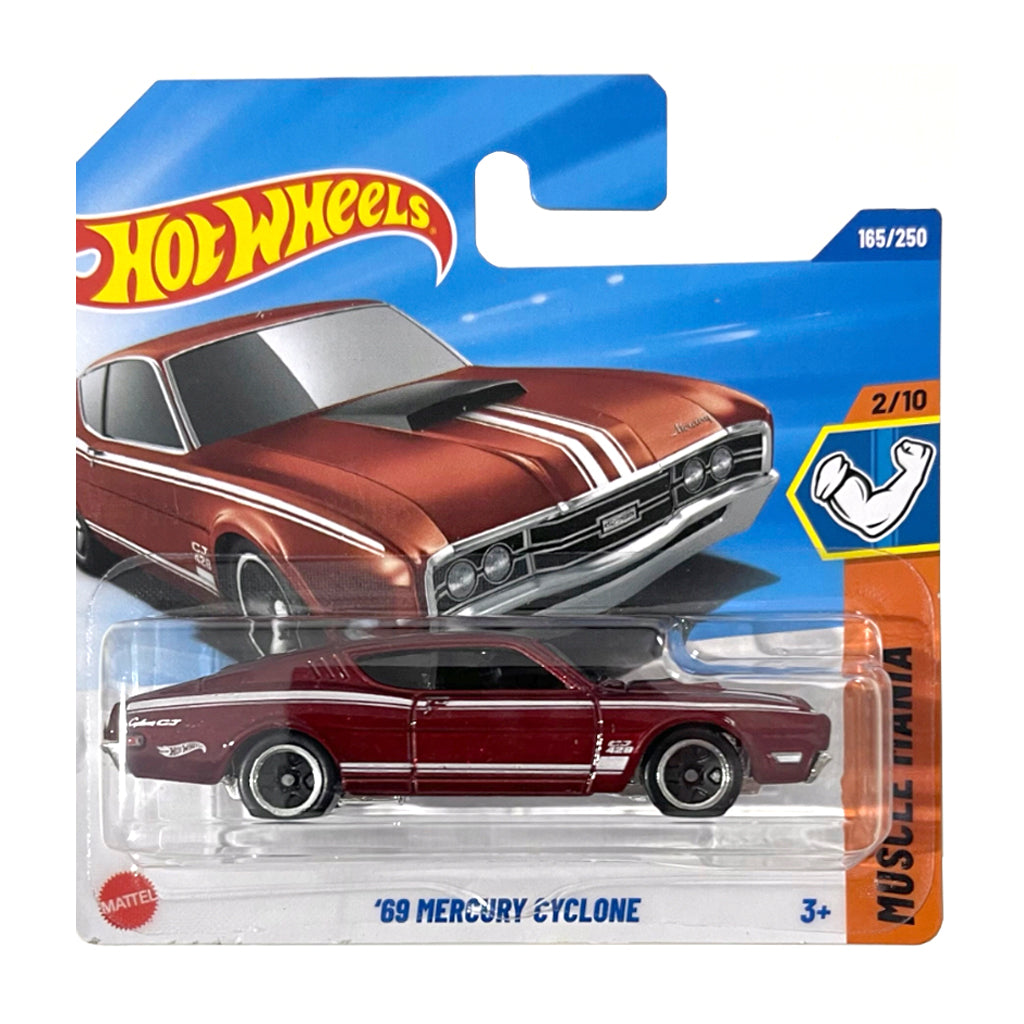 Hot Wheels - '69 Mercury Cyclone Red (SC) 2025 Muscle Mania (HYY61)