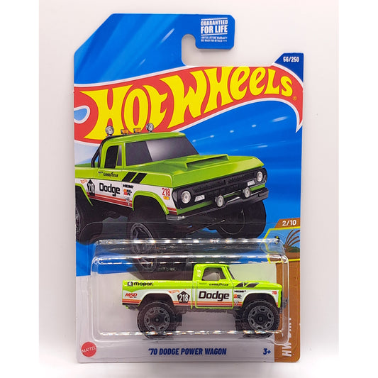 Hot Wheels - '70 Dodge Power Wagon Green (US LC) HW Dirt (HYX26)
