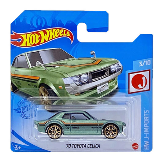 Hot Wheels - '70 Toyota Celica Green (SC) HW J-Imports (Tatty Card)